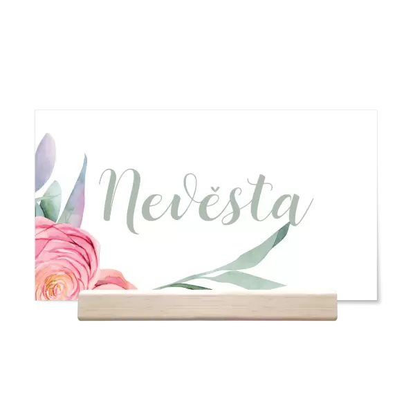 Papírová jmenovka RENATA