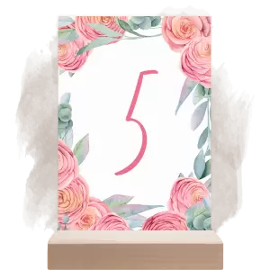 Plexi číslo stolu OLIVIE