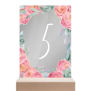 Plexi číslo stolu OLIVIE