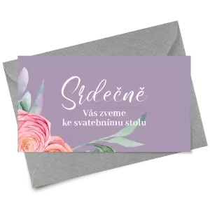 Papírová pozvánka OLIVIE