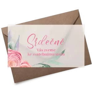 Plexi pozvánka OLIVIE