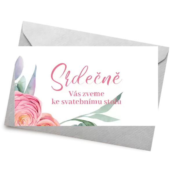 Papírová pozvánka OLIVIE