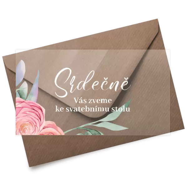 Plexi pozvánka OLIVIE