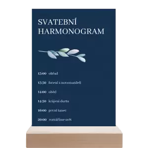 Papírový harmonogram SILVA