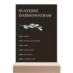 Papírový harmonogram SILVA