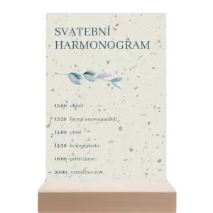 Papírový harmonogram SILVA
