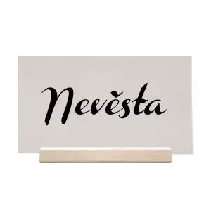 Papírová jmenovka FIONA