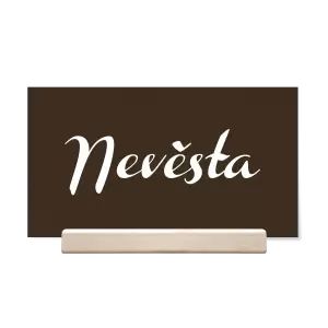 Papírová jmenovka FIONA