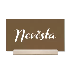 Papírová jmenovka FIONA