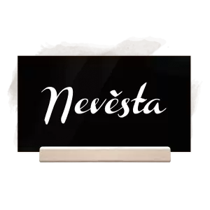 Plexi jmenovka FIONA