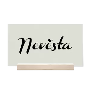 Papírová jmenovka FIONA