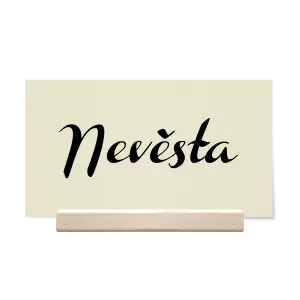 Papírová jmenovka FIONA