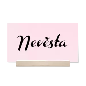 Papírová jmenovka FIONA
