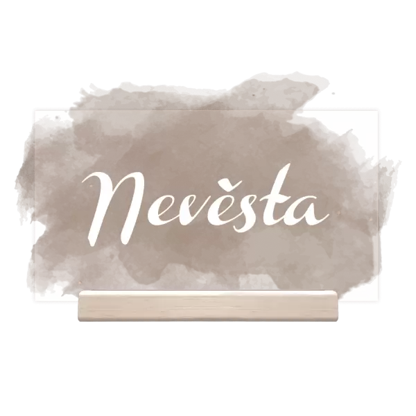 Plexi jmenovka FIONA