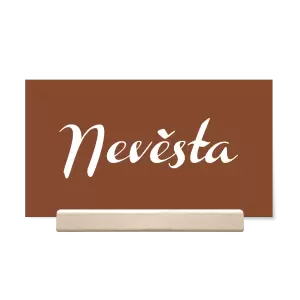 Papírová jmenovka FIONA