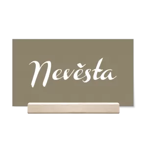 Papírová jmenovka FIONA