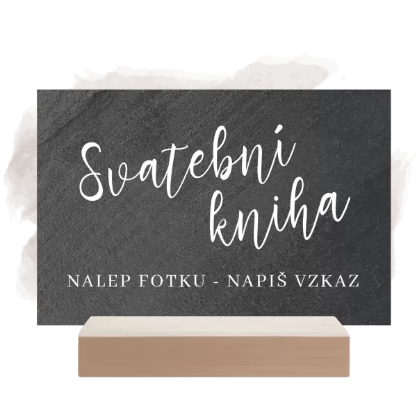 Kamenná cedulka Svatební kniha