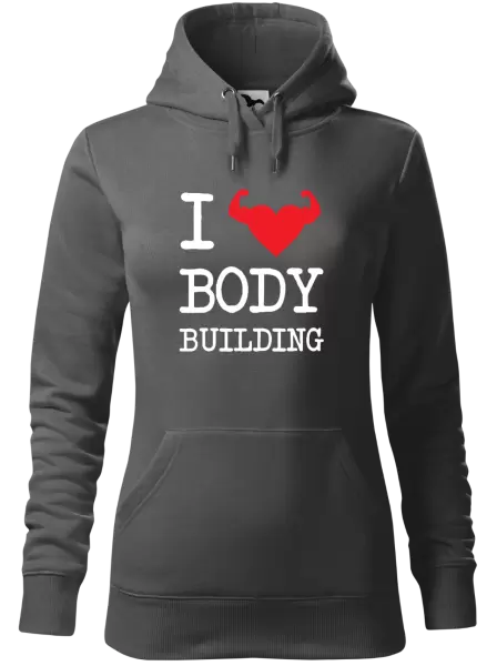 Dámská mikina I love bodybuilding