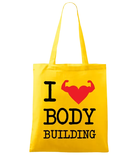 Látková taška I love bodybuilding
