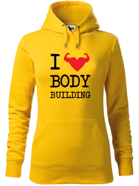 Dámská mikina I love bodybuilding