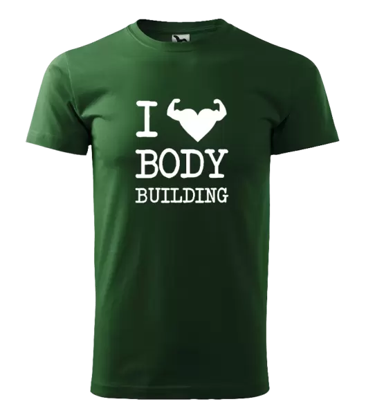 Pánské tričko I love bodybuilding