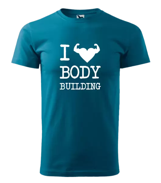 Pánské tričko I love bodybuilding