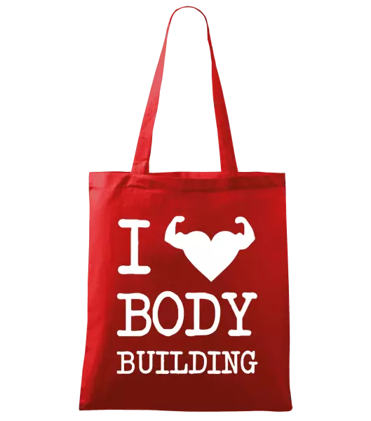 Látková taška I love bodybuilding
