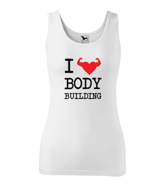 Dámské tílko I love bodybuilding