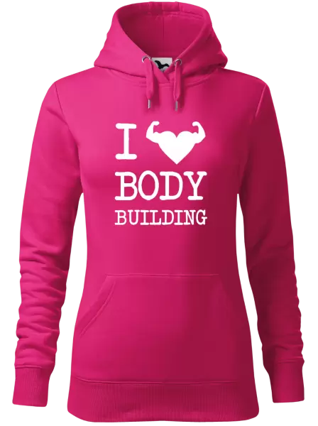 Dámská mikina I love bodybuilding