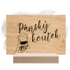 Dřevěná cedulka Pánský koutek FREDY