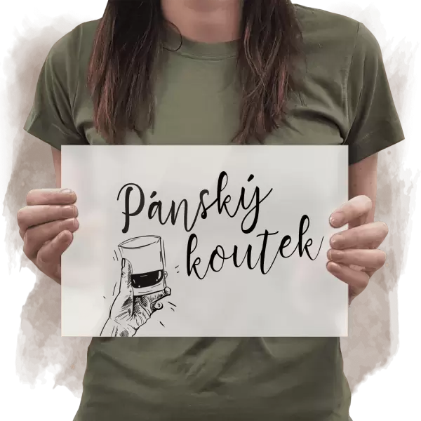 Plexi cedulka Pánský koutek FREDY