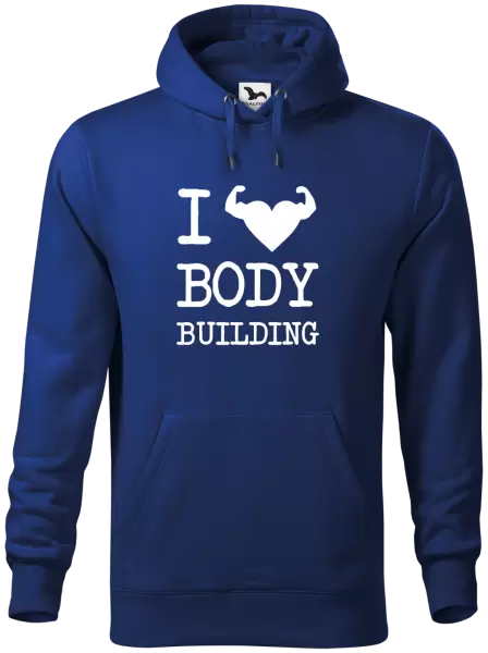 Pánska mikina I love bodybuilding