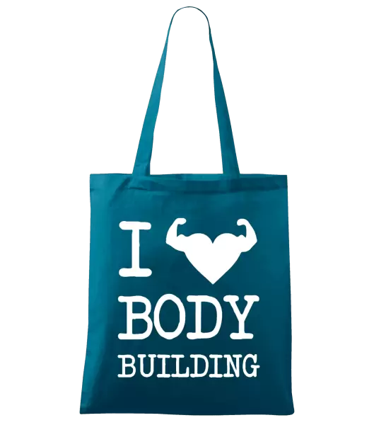 Látková taška I love bodybuilding