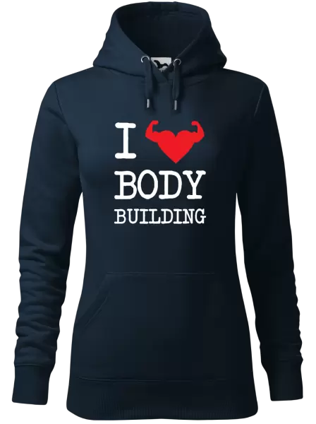Dámská mikina I love bodybuilding