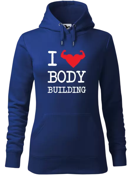 Dámská mikina I love bodybuilding