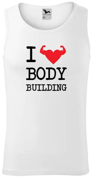 Pánské tílko I love bodybuilding