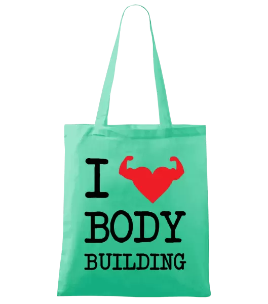 Látková taška I love bodybuilding