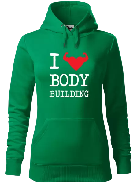 Dámská mikina I love bodybuilding