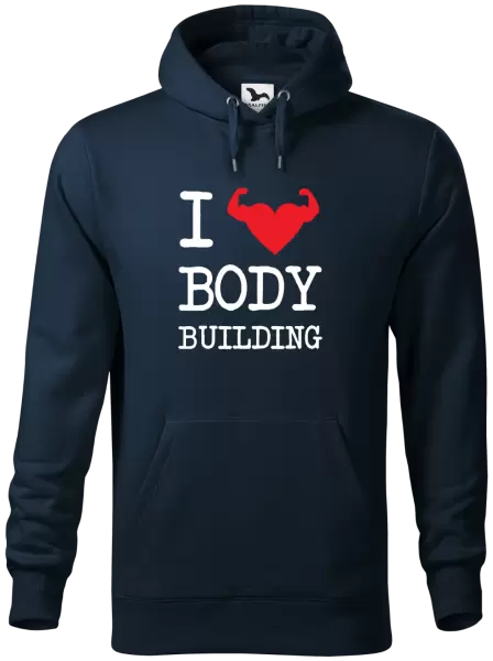 Pánská mikina I love bodybuilding