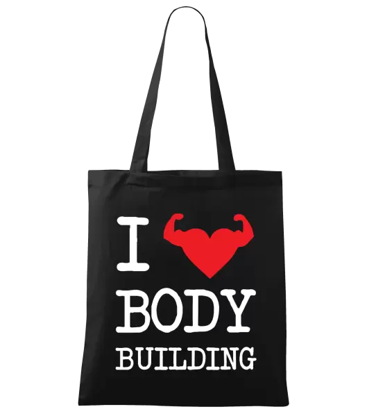 Látková taška I love bodybuilding