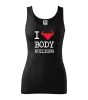 Dámské tílko I love bodybuilding