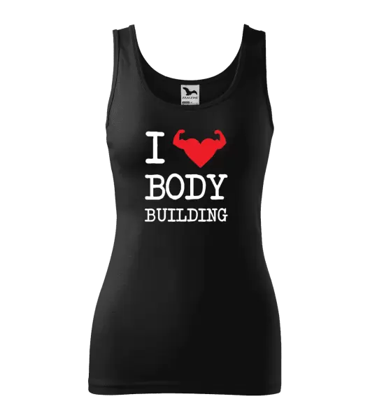 Dámske tielko I love bodybuilding