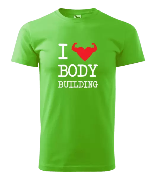 Pánské tričko I love bodybuilding