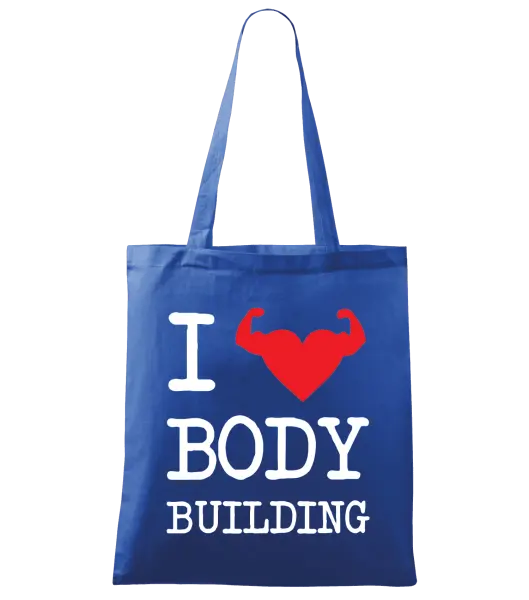 Látková taška I love bodybuilding