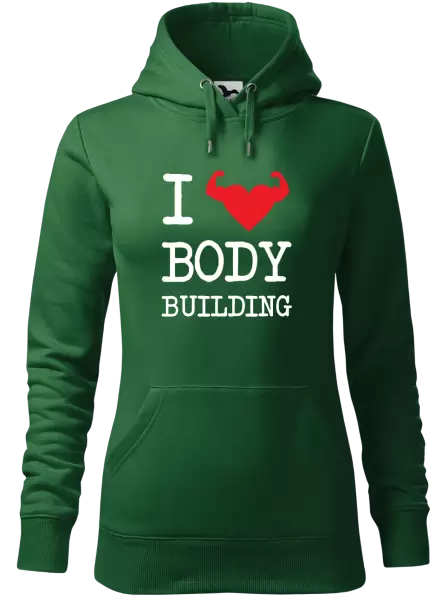 Dámská mikina I love bodybuilding