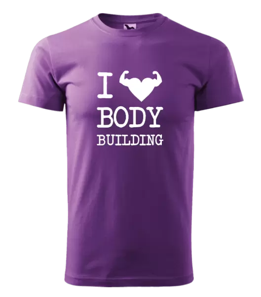 Pánské tričko I love bodybuilding