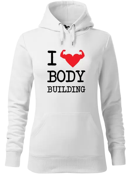 Dámská mikina I love bodybuilding