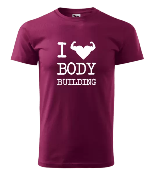 Pánské tričko I love bodybuilding