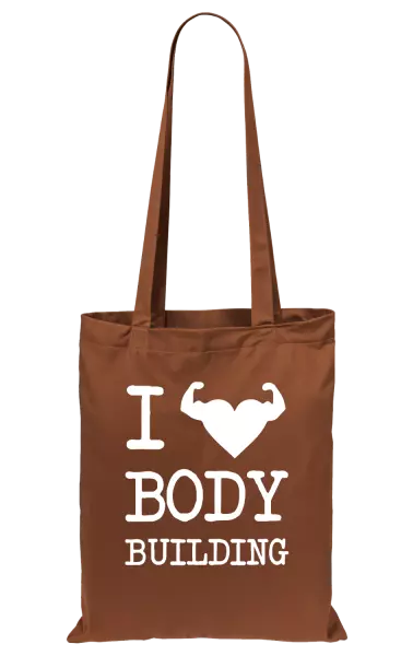 Látková taška I love bodybuilding