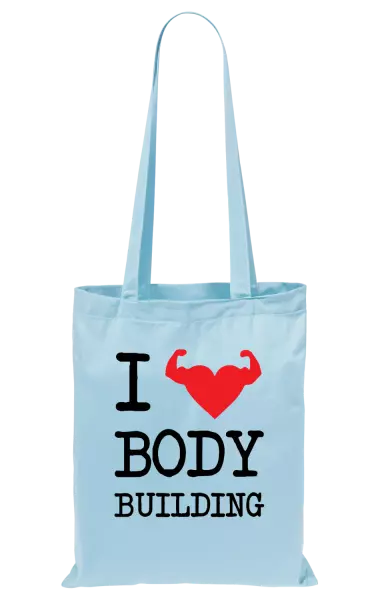 Látková taška I love bodybuilding